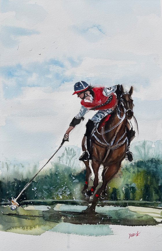 the polo player