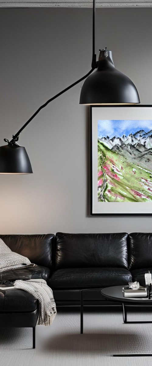 Spring in the ALPINE MOUNTAINS by Yuliia Sharapova