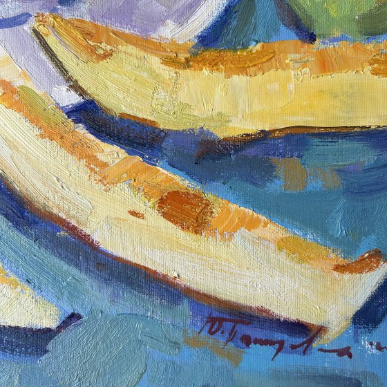 melon still life