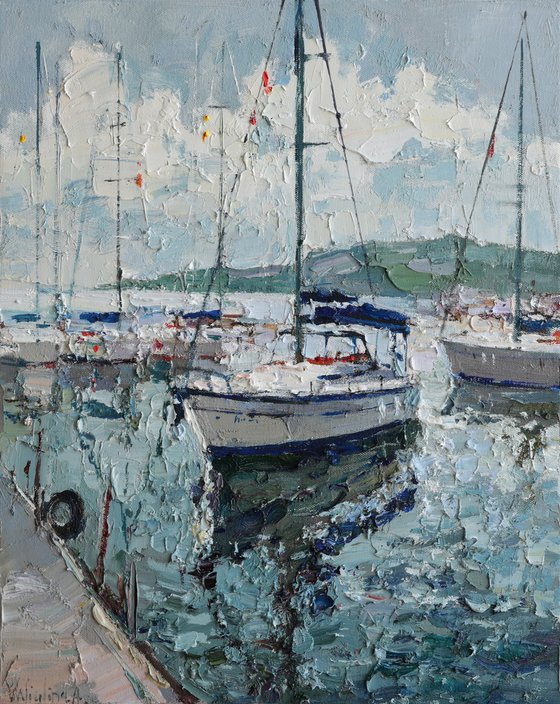Yachts in the Harbor