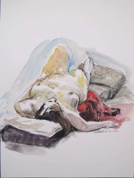 reclining female nude