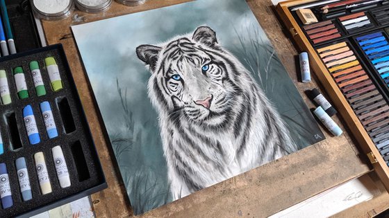 White Tiger  (Original Painting)