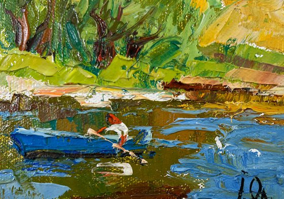 Willows by the pond