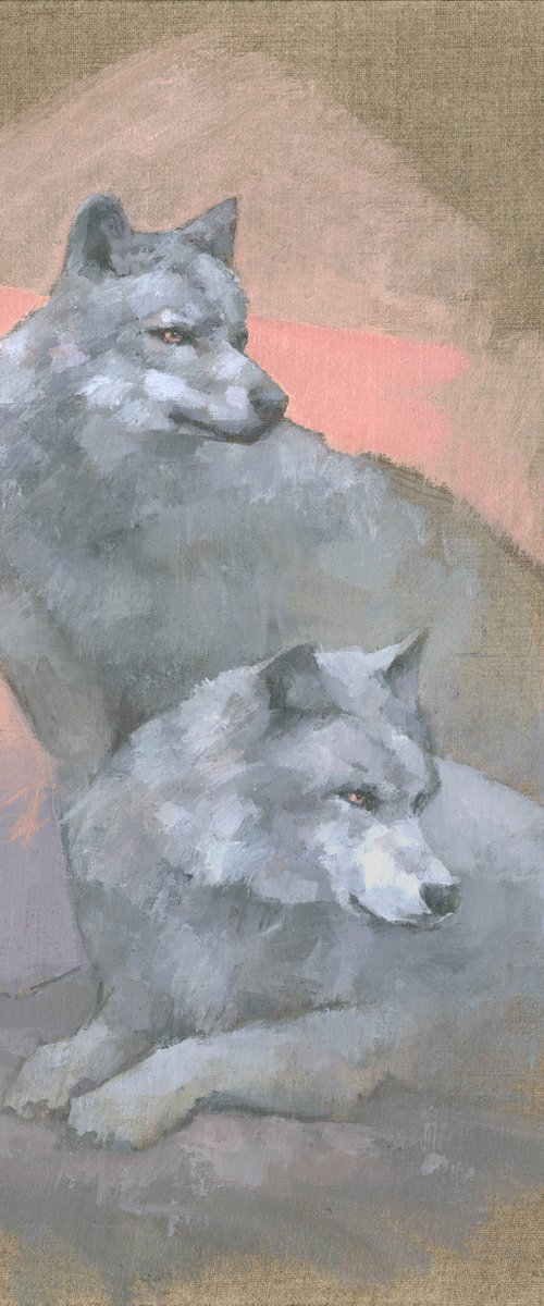 Gaze Of The Grey Wolves by Steve Mitchell