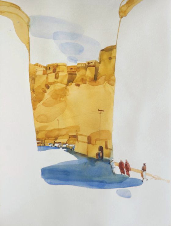 Minimalist Jaisalmer sunshine