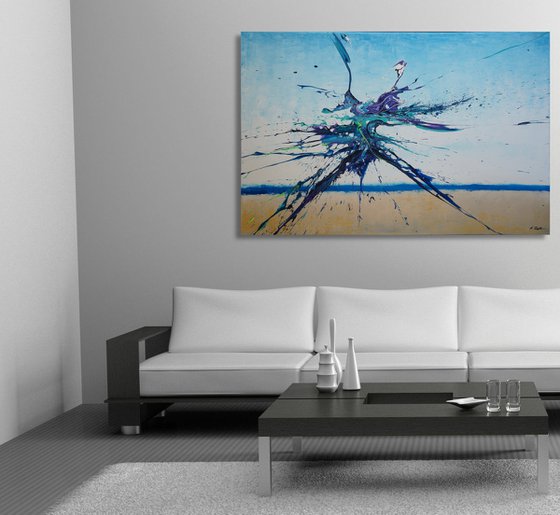 Artist's Beach IV (Spirits Of Skies 096131) (120 x 80 cm) XXL (48 x 32 inches)