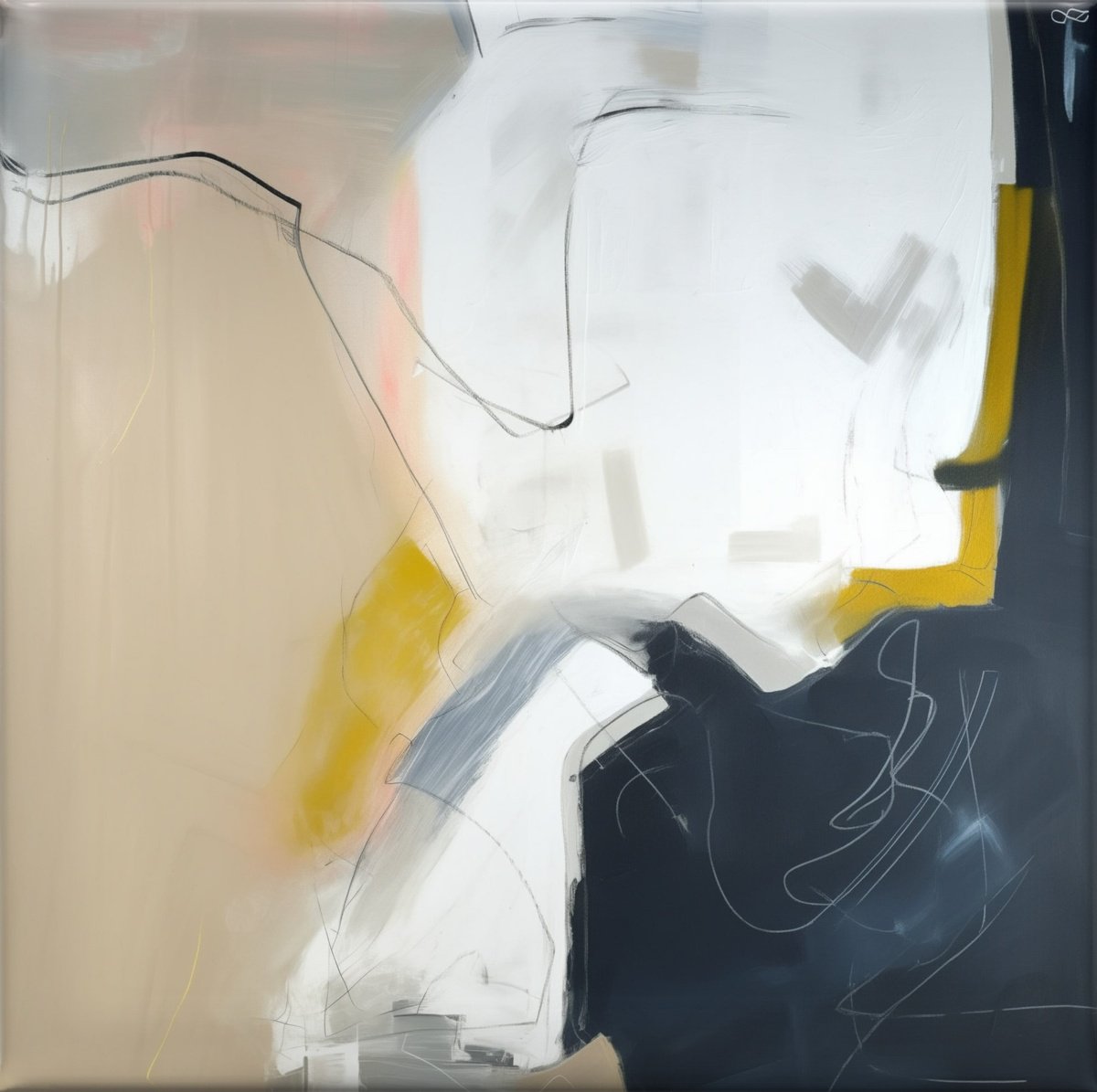 Breathline #2 By V+V Kniazievi, 43 X 43, Artwork For Sale On Artfinder