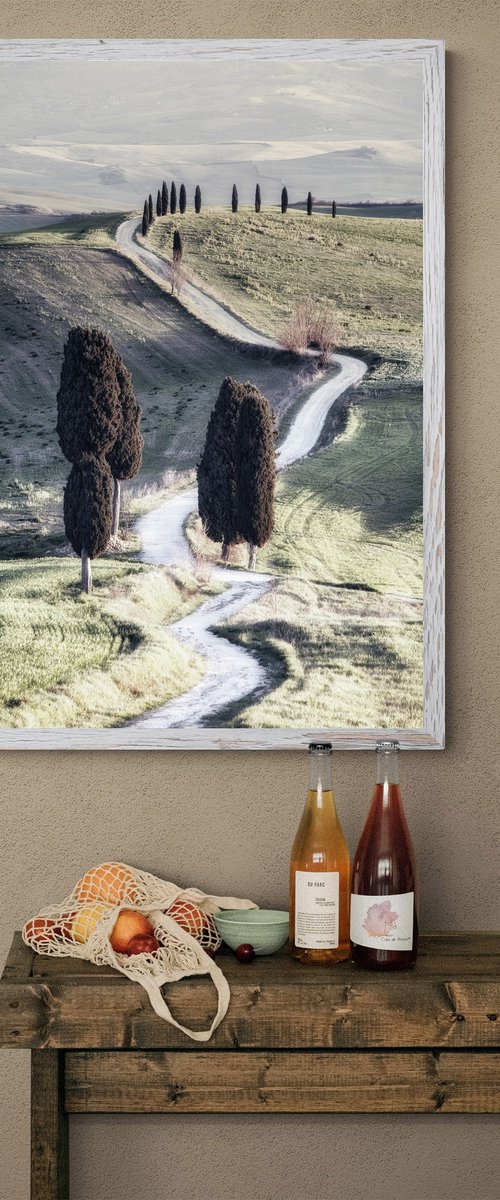 Idyllic Tuscan road from the Gladiator movie by Karim Carella