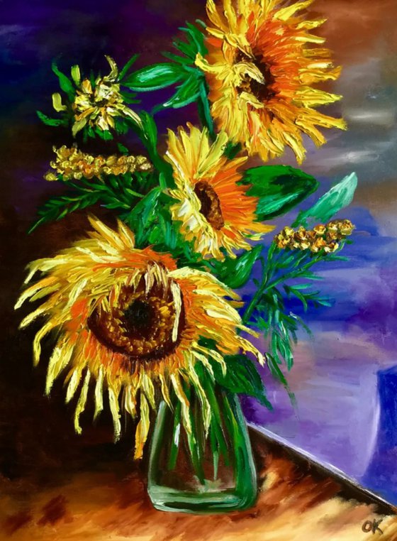 BOUQUET OF SUNFLOWERS