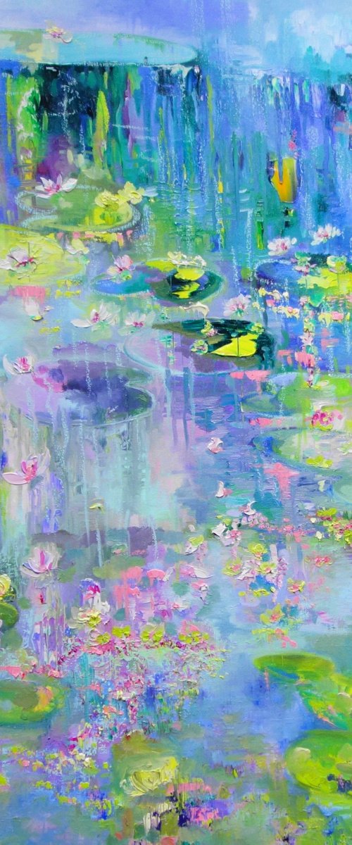 Summer Waterlilies by Lesley Blackburn