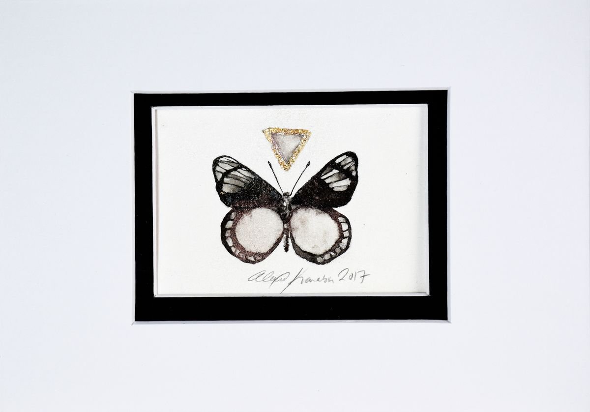Butterfly with Gold Leaf by Alexa Karabin