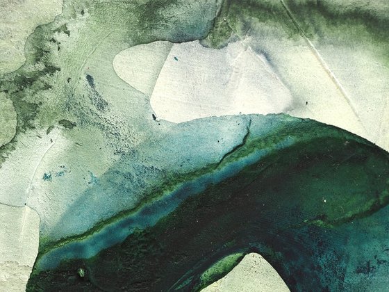 Three trees - abstract watercolor