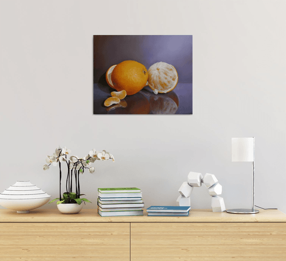 "Still life with oranges"