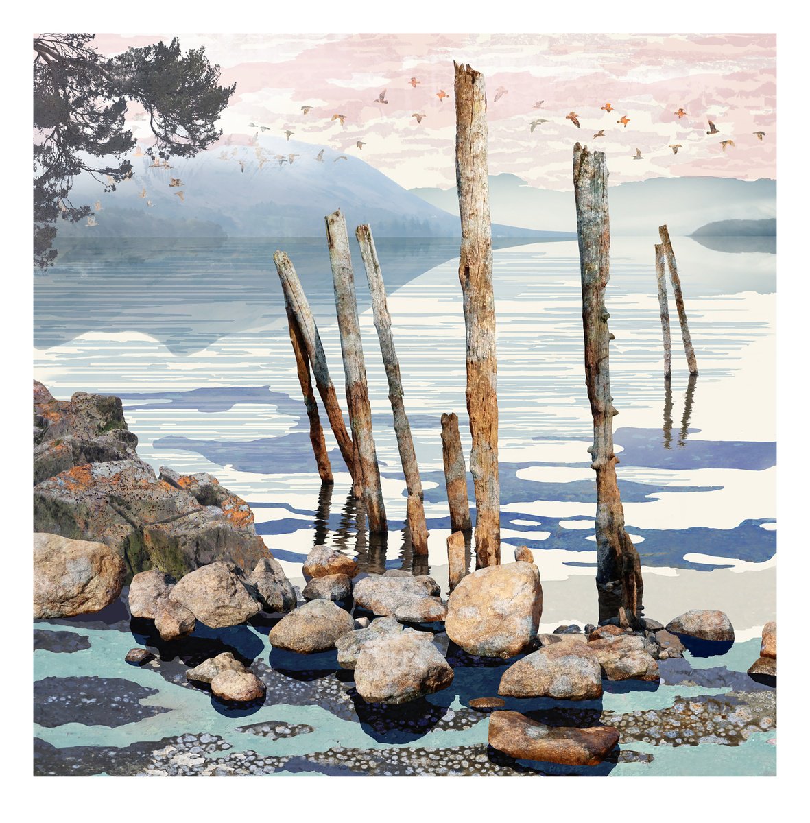 Landscape Photograph By Claire Gill, 24 X 24, The Water