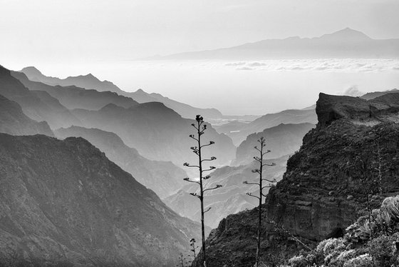 Mount Teide view from Grand Canaria