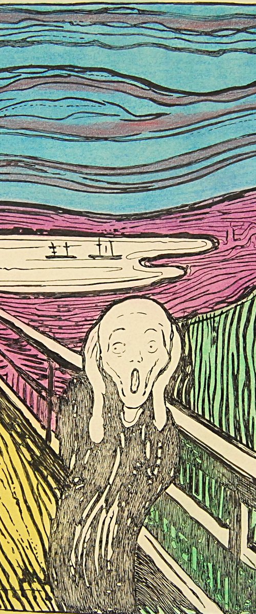 The Scream - homage to Munch by W Step
