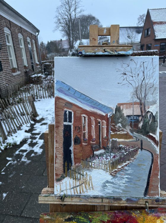 Winter Street in Dalen