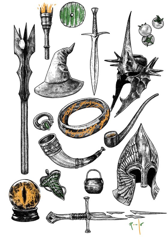 Objects from Middle-Earth