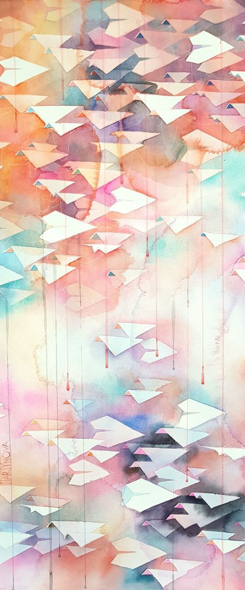 Connected | Miami Date Night  22x30" by Yuliya  Martynova