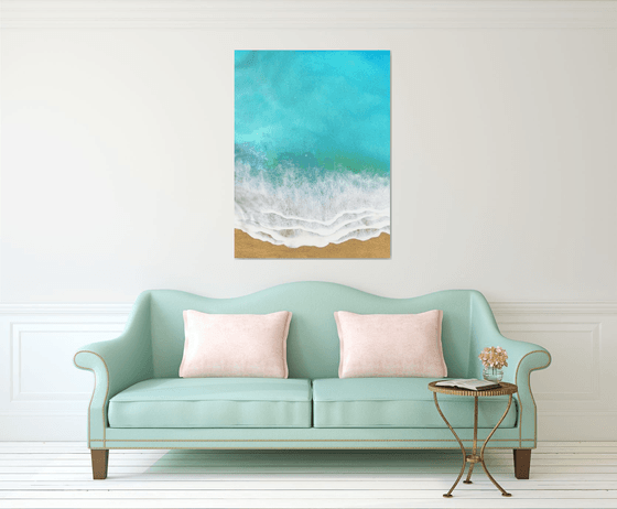 Feel me now - ocean waves seascape