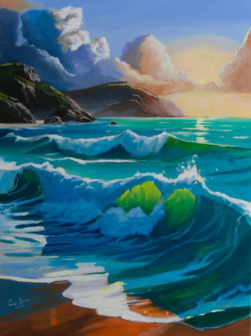 Seascape at Golden Hour by Gordon Bruce