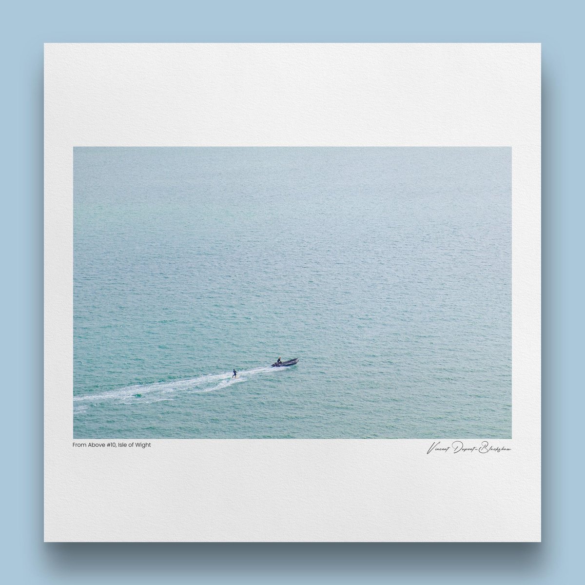 Landscape Photograph By Vincent Dupont-Blackshaw, 20 X 20", From Above #10, Original Artwork