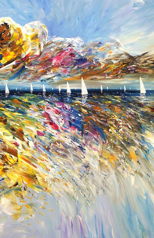 Seascape Sailing Impressions XL 4 by Peter Nottrott