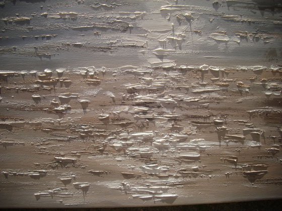 UNTITLED SEA LARGE SIZE original painting CONTEMPORARY palette knife GIFT MODERN URBAN ART OFFICE ART DECOR HOME DECOR GIFT IDEA