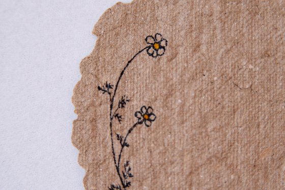 One chamomile flower