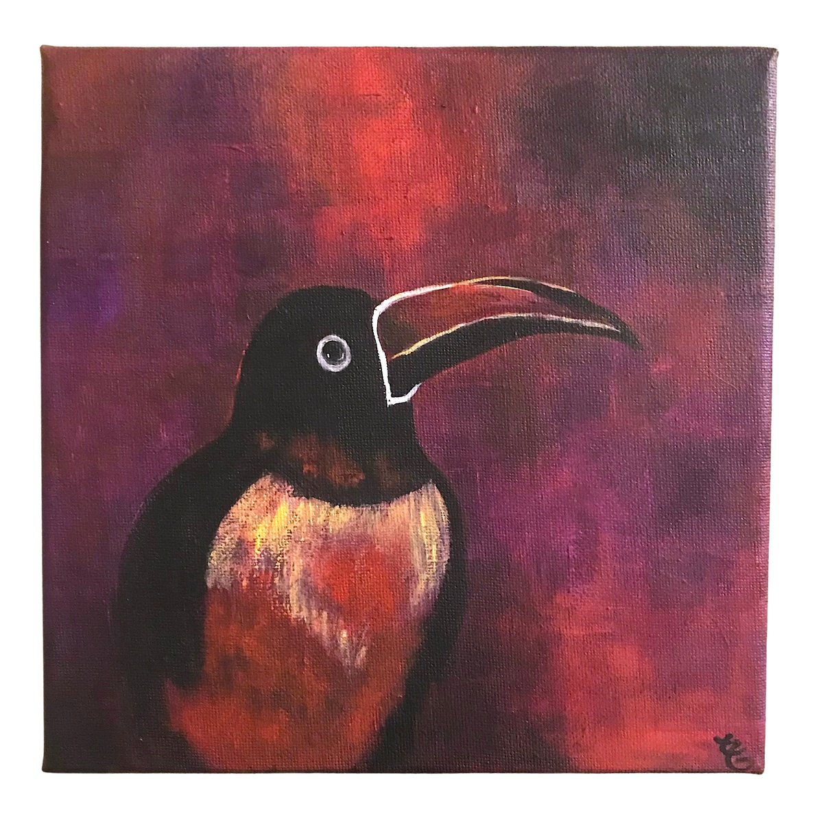 Toucan By Eleanor Gabriel, 10 X 10, Artwork For Sale On Artfinder