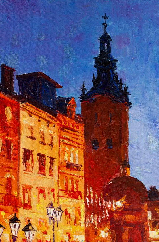 "Old city lights", city landscape