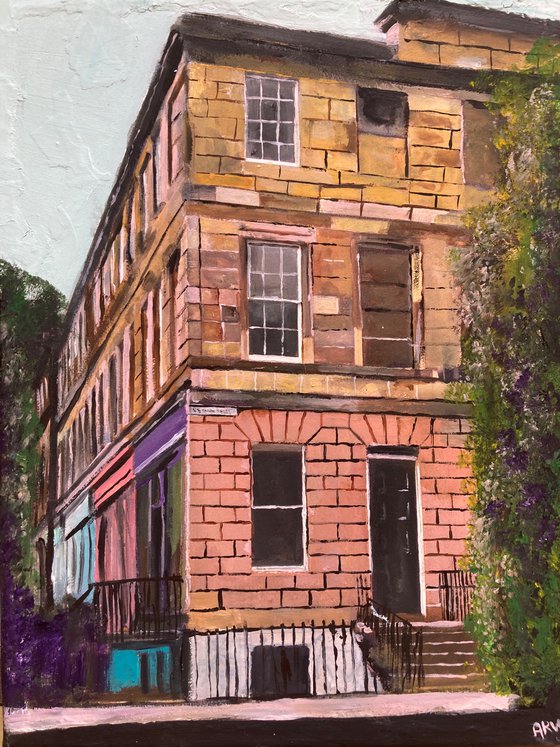 Colourful Edinburgh Buildings