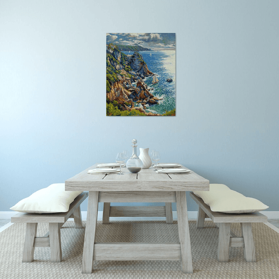 Morning by the coast