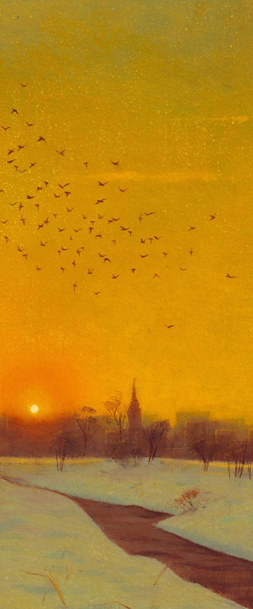 Amber sky by Ayna Paisley