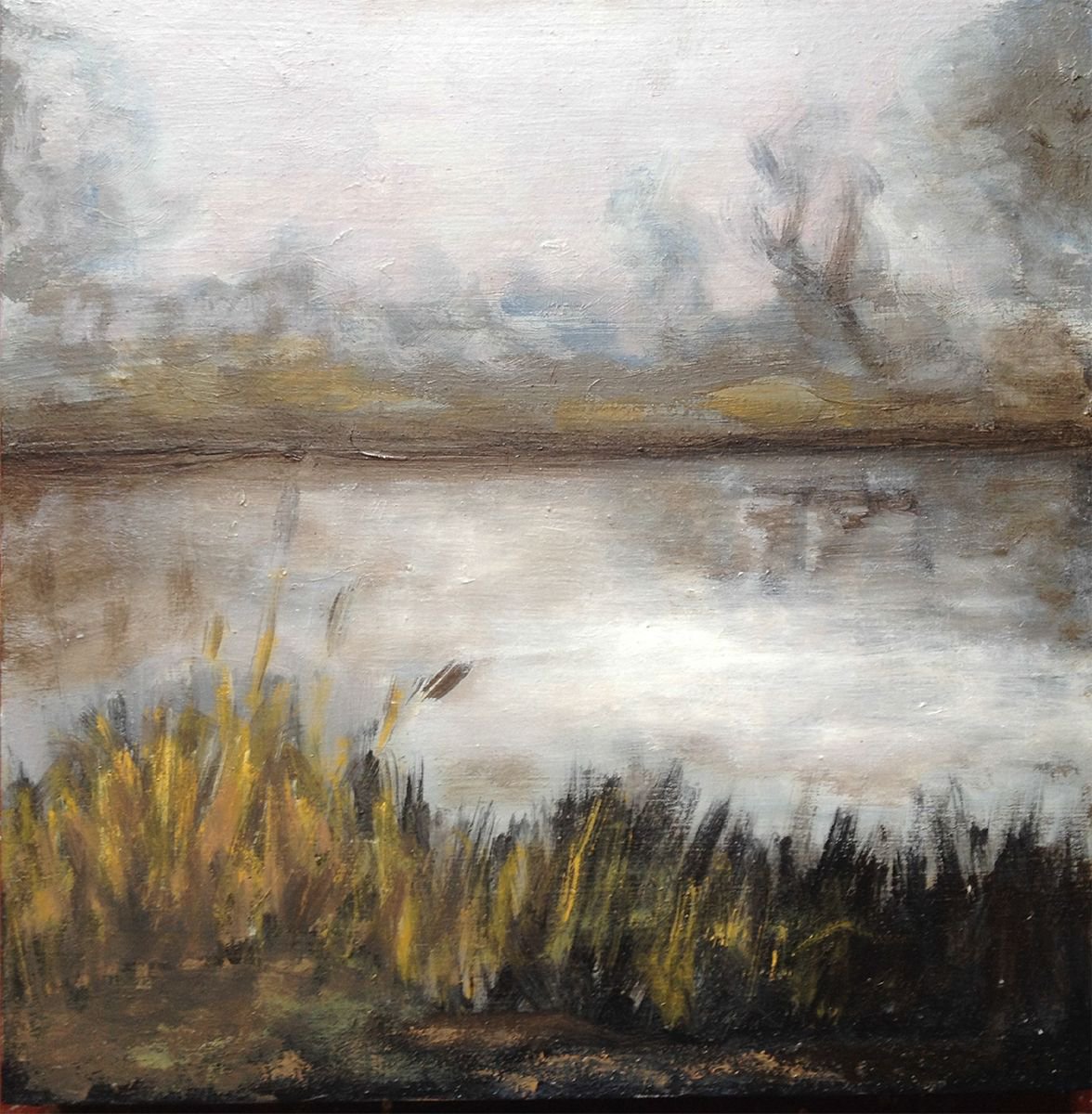 misty lake by Rene Goorman
