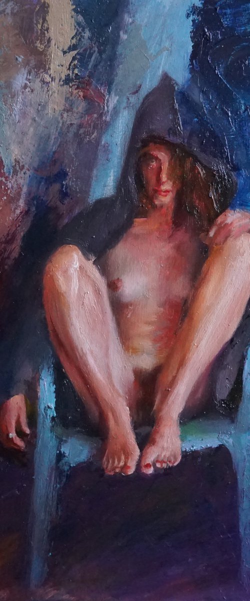 Seated Pauline by Manuel Leonardi