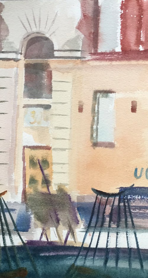 "Kuukuu" cafe in Helsinki by Irina Bibik-Chkolian