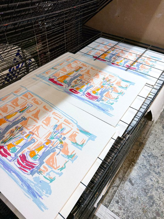 Car Wash Cones, Limited Edition Screen-print