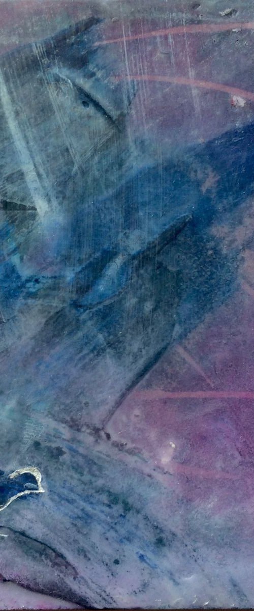 Free as a Bird  I Abstract Miniature by Gesa Reuter