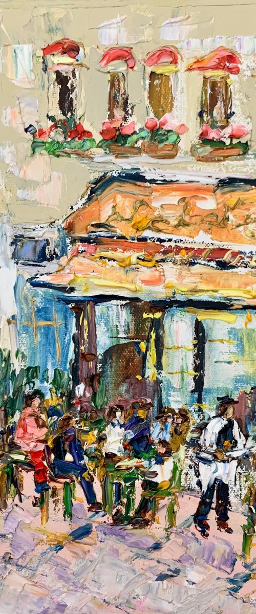 Cafe in Paris by Vilma Gataveckienė