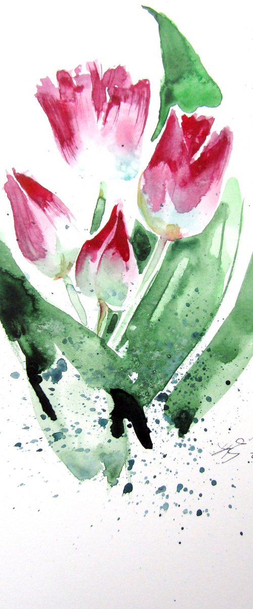 Little tulips by Kovács Anna Brigitta