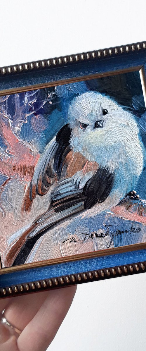 White little bird by Nataly Derevyanko