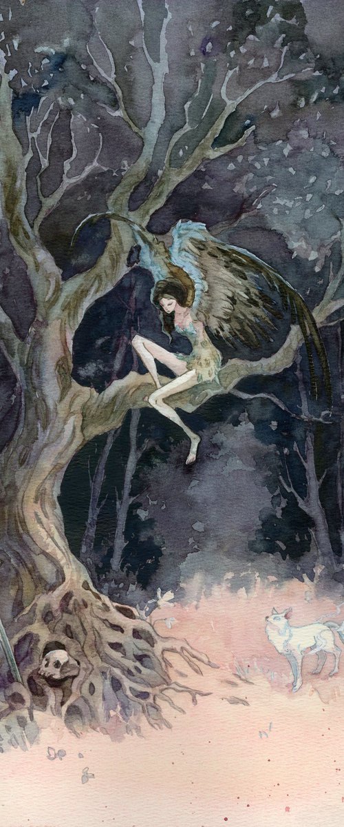 Bird maiden / Fantasy Watchers by Yulia Evsyukova