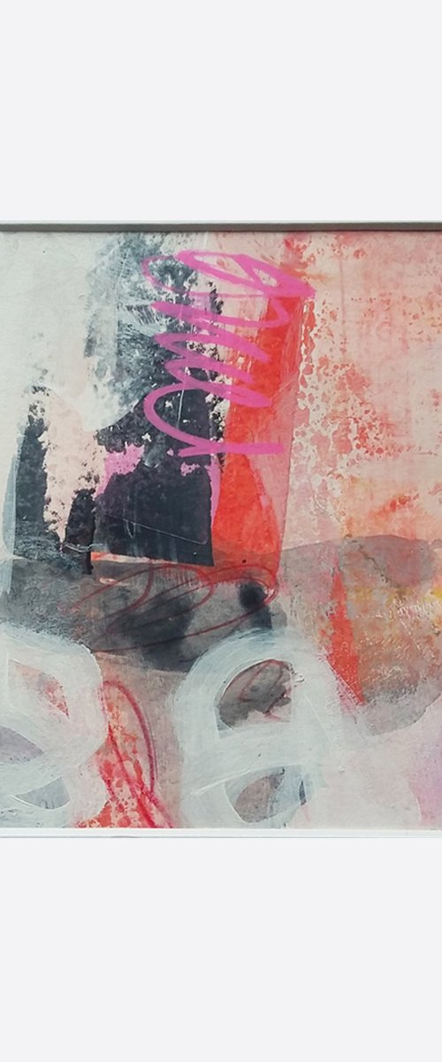 Blush #9 (original abstract painting) by Carolynne Coulson