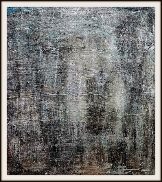 Moonlight -01- (n.347) - 80,00 x 90,00 x 2,50 cm - ready to hang - acrylic painting on stretched canvas