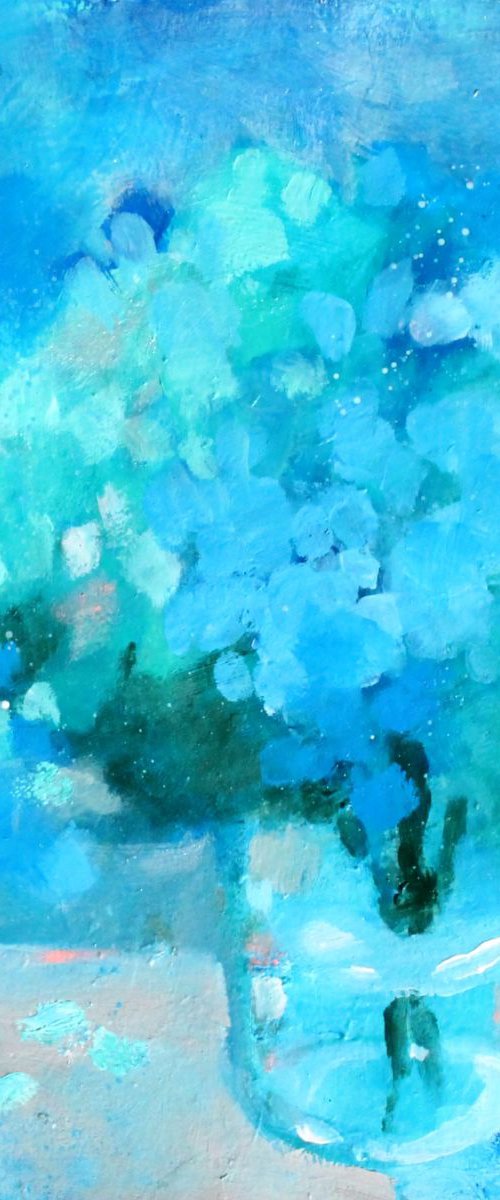 Vase of Hydrangeas by Kerri McCabe