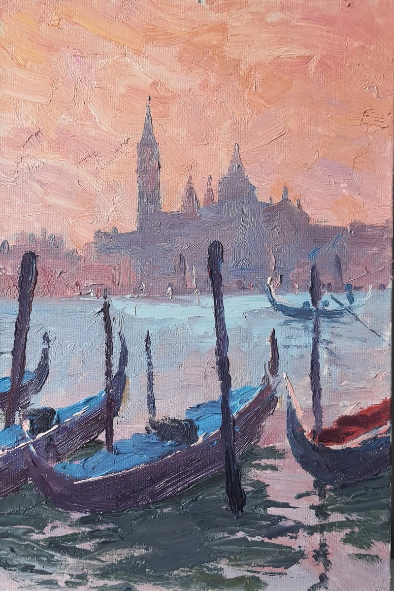 Venice San Giorgio Sunset by Roberto Ponte