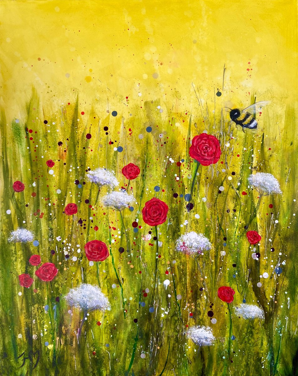 Flower meadow by Heather Matthews
