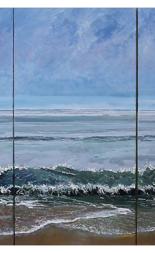 Anatomy of a Wave (Triptych). by Simon Jones