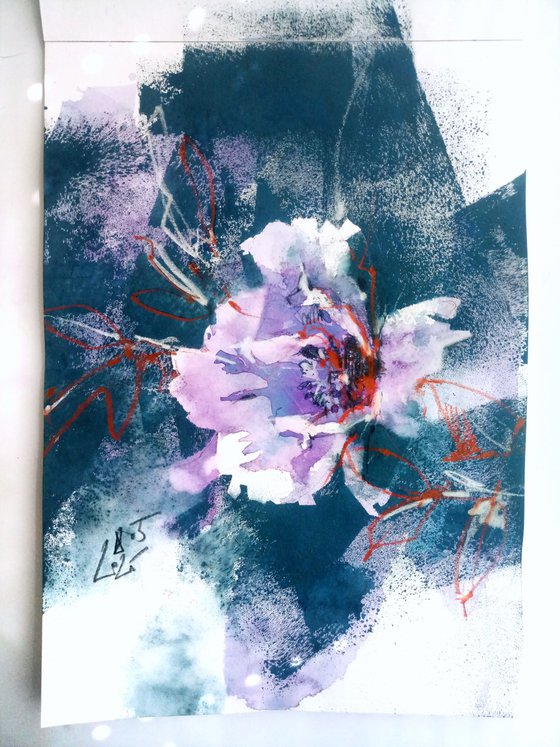 Peony in Moonlight